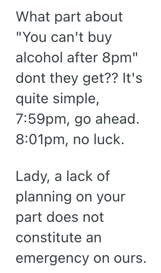 Screenshot 2025 06 10 at 6.46.38 PM Store Was Not Legally Allowed To Sell Alcohol After 8pm, But One Customer Seemed To Think All She Had To Do Was Enter The Store Before 8pm